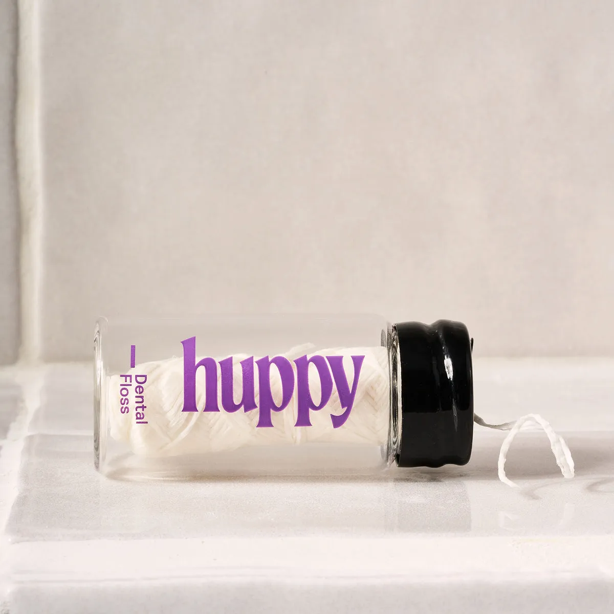 Huppy tandtråd refill 2 stk med pebermynte