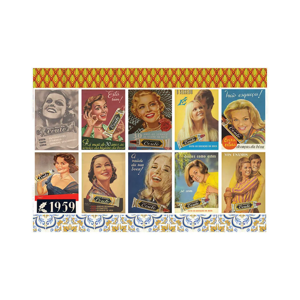 Couto postkort vintage 15,1x10 cm reklametryk