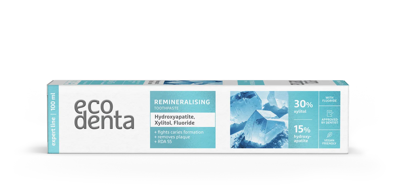 Ecodenta tandpasta remineraliserende 100 ml mint