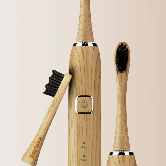 Kaylaan Bamboo Electric elektrisk tandbørste sonisk bambus