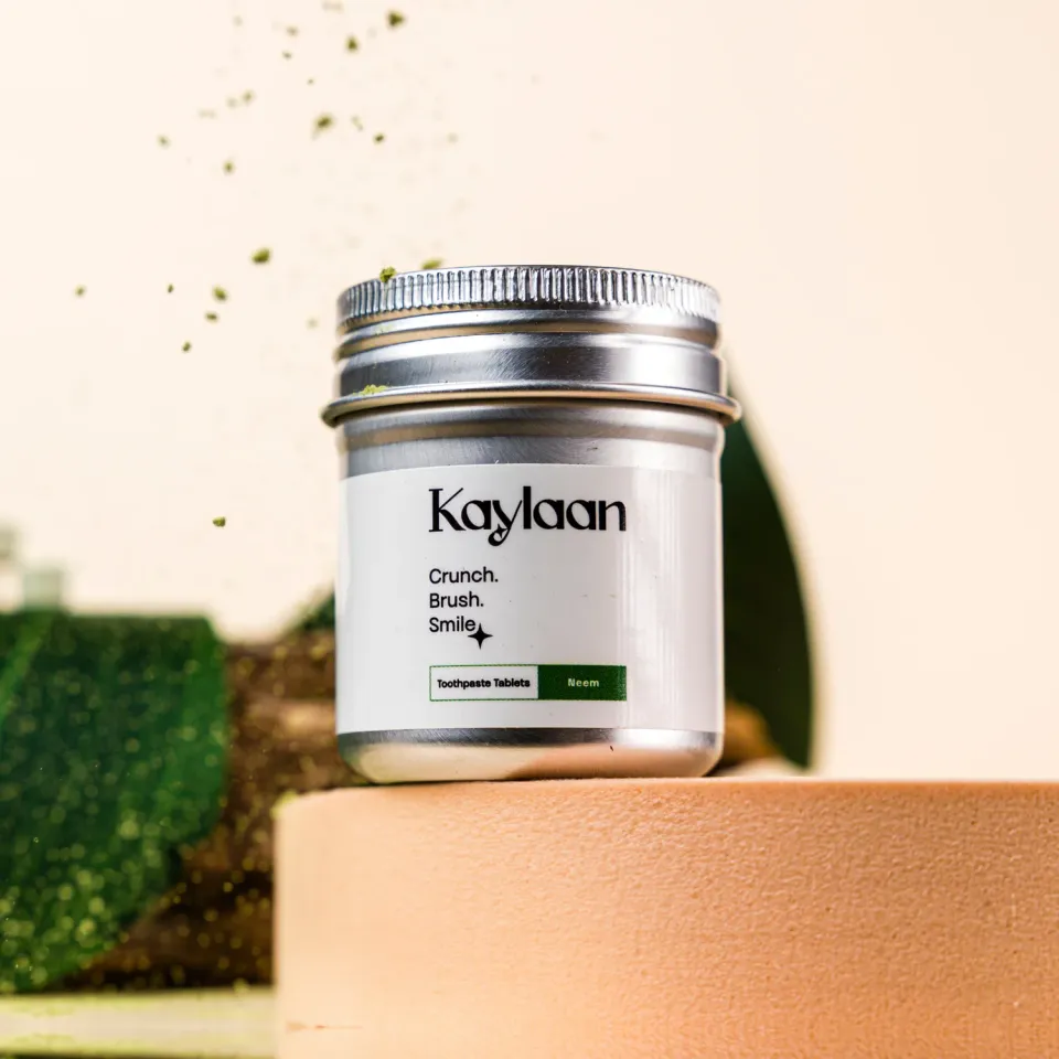 Kaylaan Neem tandpastatabletter 90 stk uden fluor