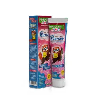 Bentodent Bubbly Burst børnetandpasta bubblegum 100 g