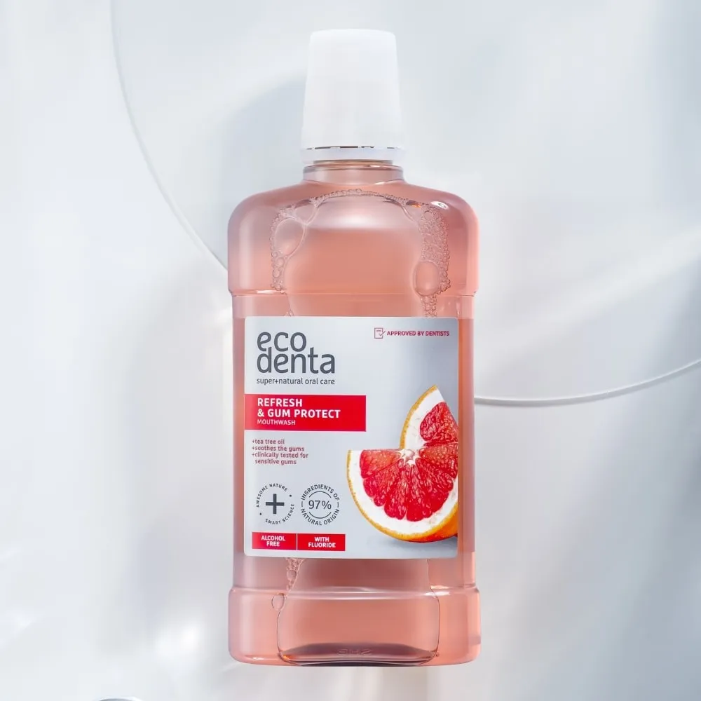 Ecodenta Mundskyl 500 ml med tea tree til tandkød