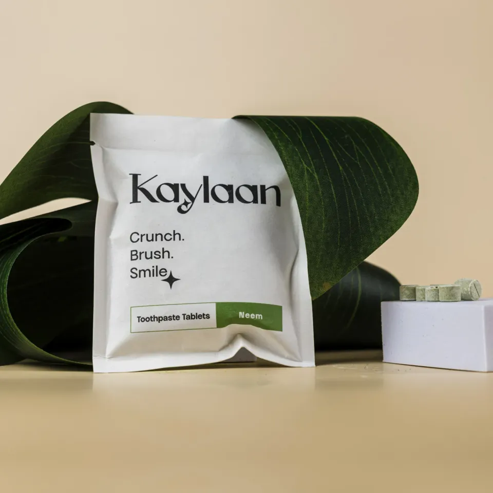Kaylaan Mint tandpastatabletter refill 90 stk uden fluor