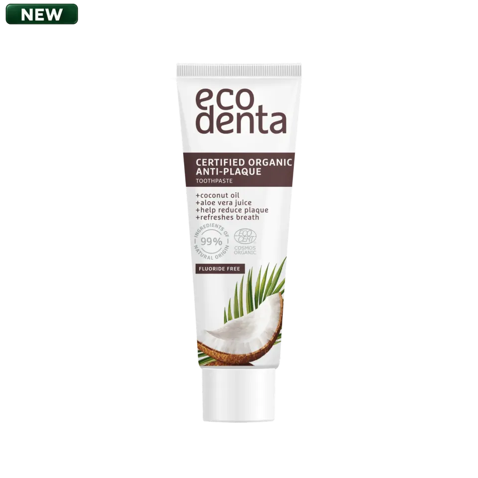 Ecodenta Organic tandpasta 35 ml kokos rejsestrrelse