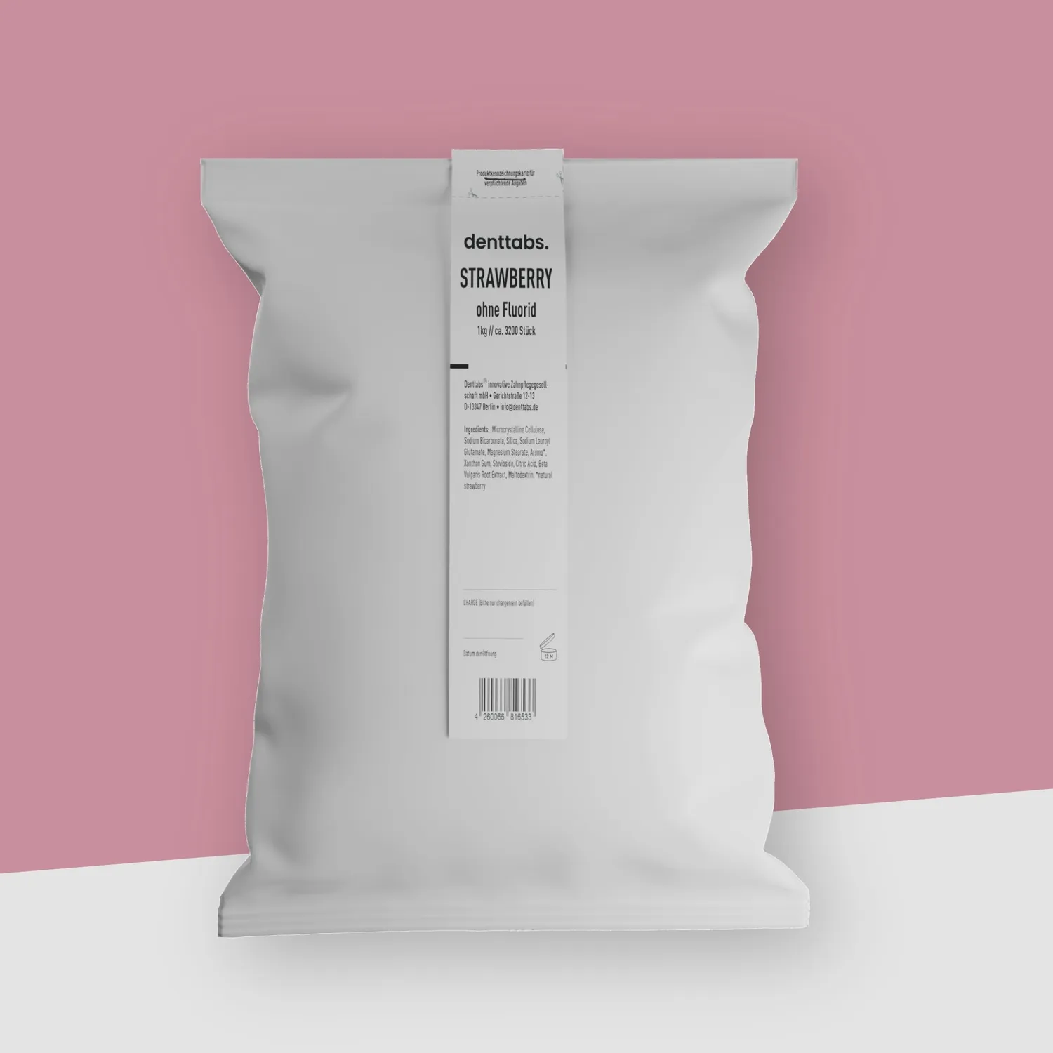 DENTTABS tandpastatabletter 1 kg ca. 3200 stk