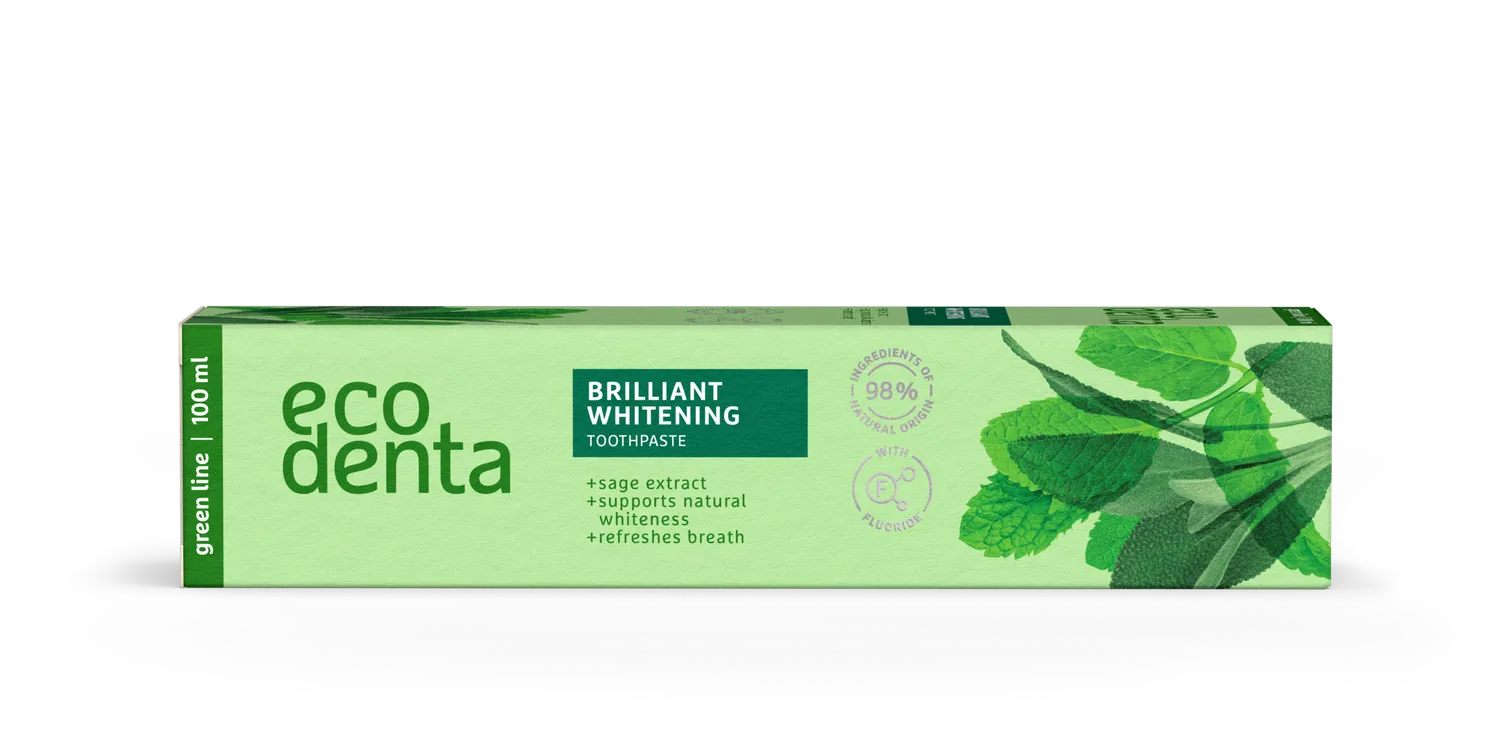 Ecodenta Whitening tandpasta 100 ml med mynte