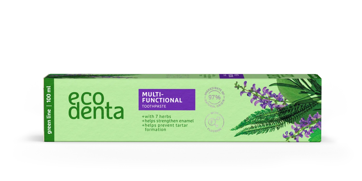 Ecodenta tandpasta 7 urter 100 ml friskhed