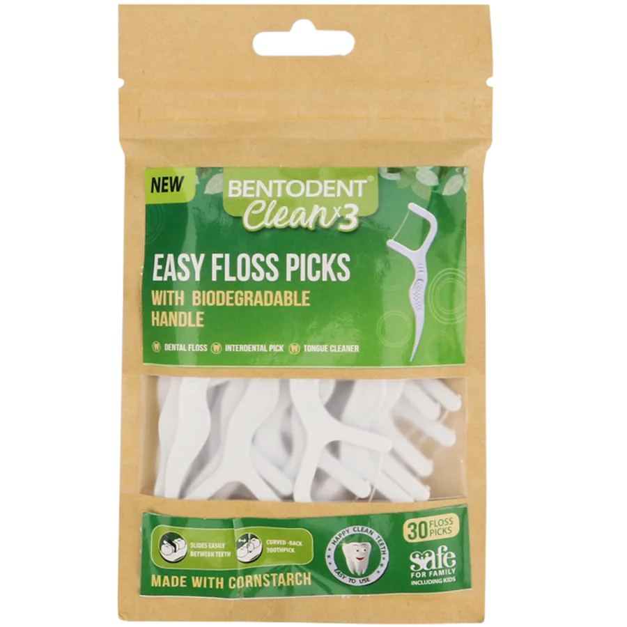 Bentodent Cardamom tandpasta + flosser sæt fluoridfrit