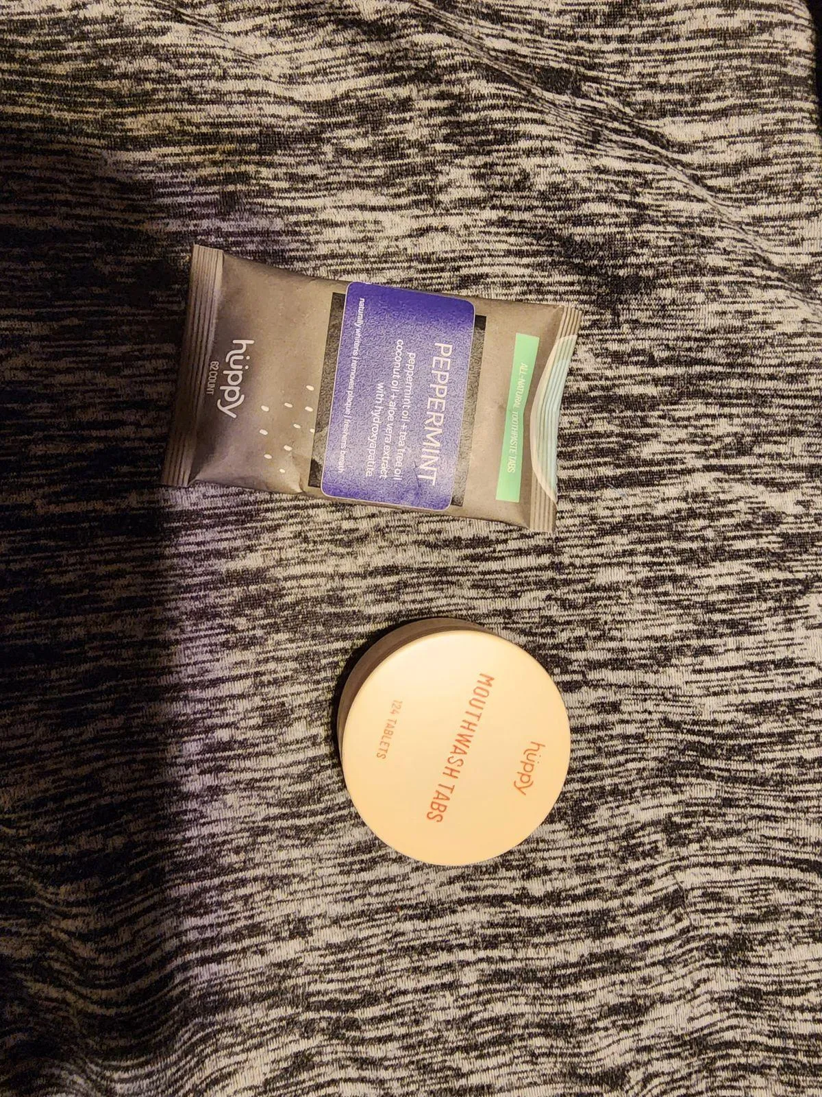 Huppy mundskyl tabletter refill fluor-fri