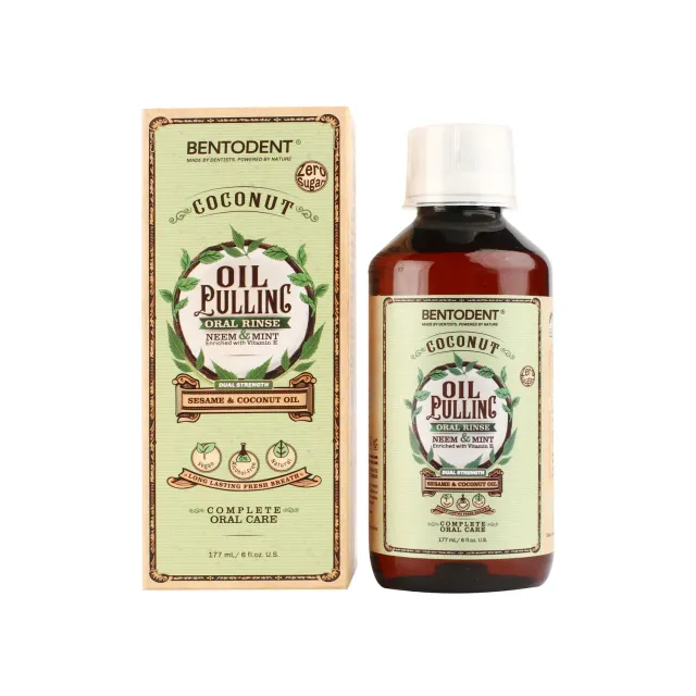 Bentodent Coconut Oil Pulling mundskyl 177 ml uden alkohol