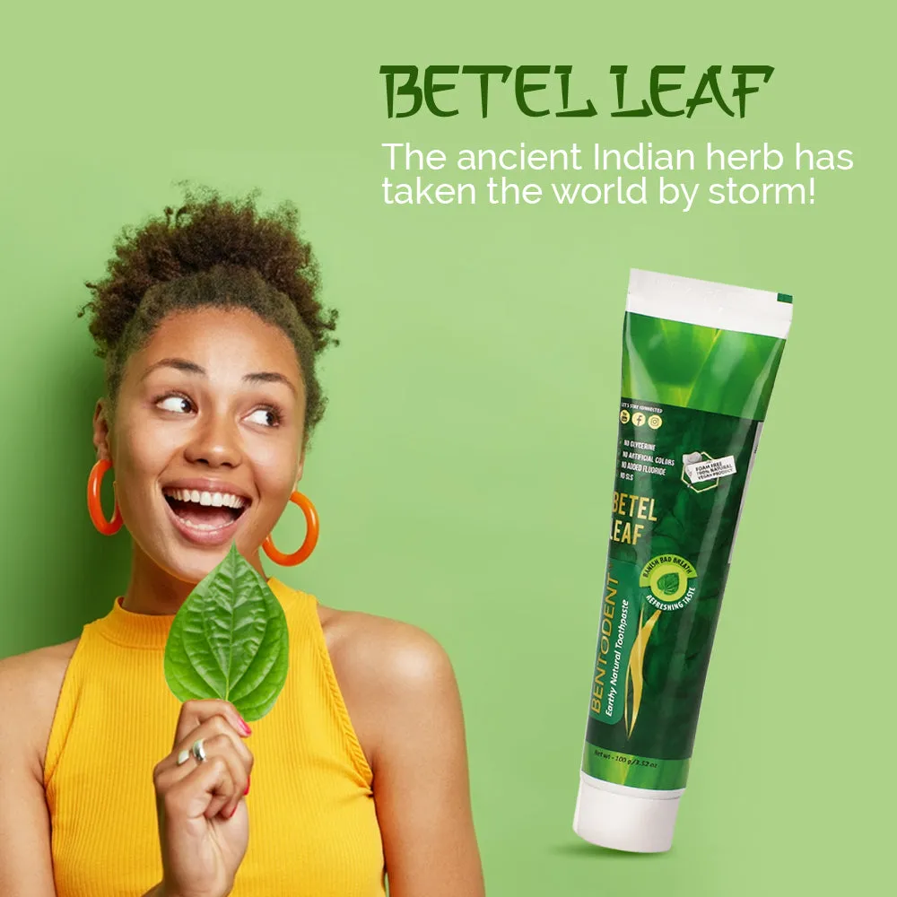 Bentodent Betel Leaf tandpasta twin pack fluorfri urte