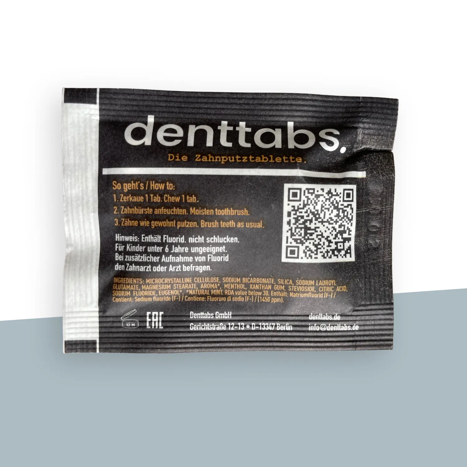 DENTTABS Special Edition tandpastatabletter mint 10 stk med fluor