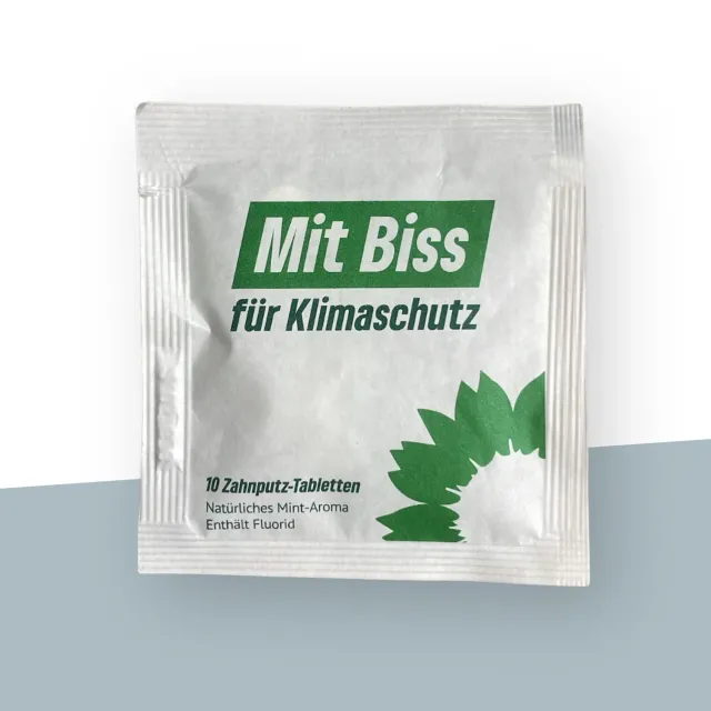 DENTTABS tandpastatabletter mint fluor 10 stk prøve