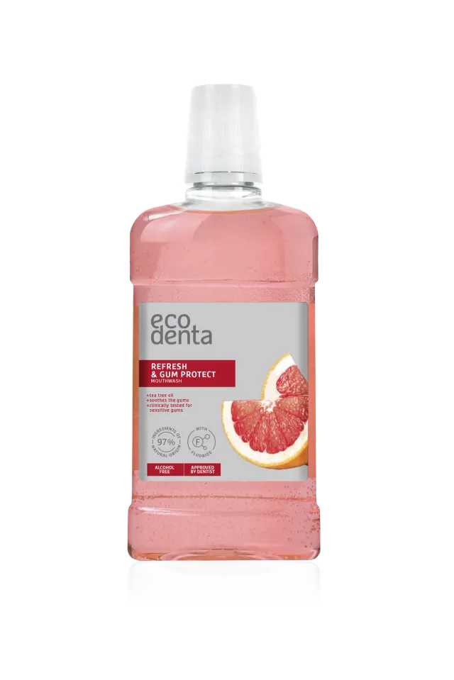 Ecodenta Mundskyl 500 ml med tea tree til tandkød