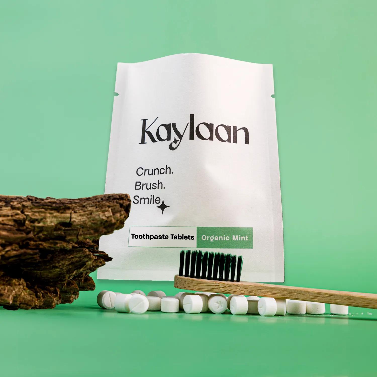 Kaylaan Fluoride Toothpaste Tablets Trial Pack tandpastatabletter 75 stk