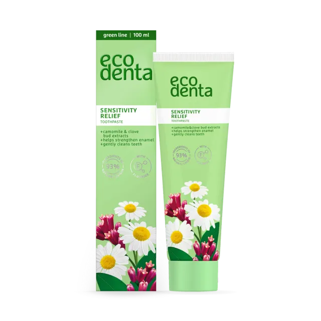 Ecodenta Sensitivity tandpasta 100 ml, kamille