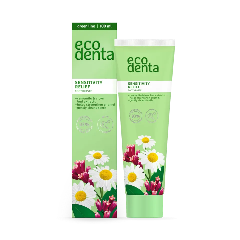 Ecodenta Sensitivity tandpasta 100 ml, kamille