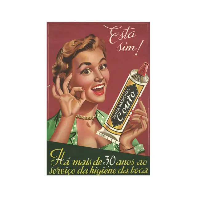 Couto postkort vintage 15,1x10 cm reklametryk