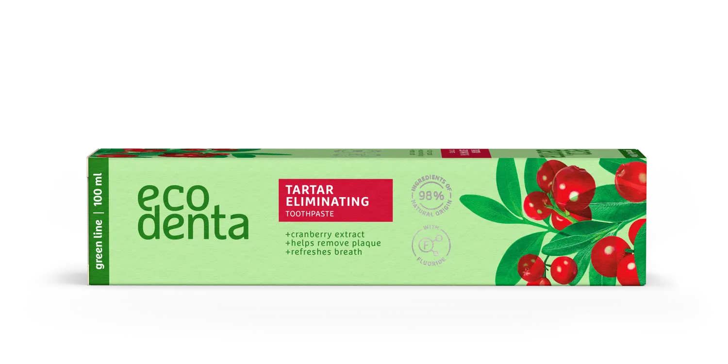 Ecodenta tandpasta mod tandsten 100 ml mynte