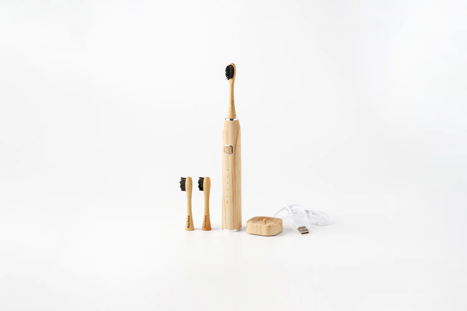 Kaylaan Bamboo Electric elektrisk tandbørste sonisk bambus